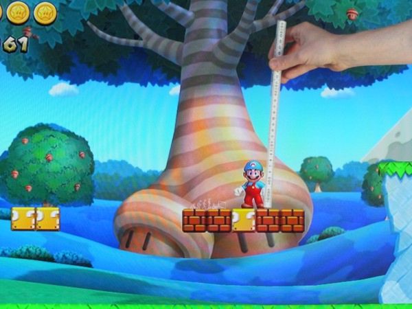 Mario an der Wii U mit gewaltigen 8 Zentimetern Größe